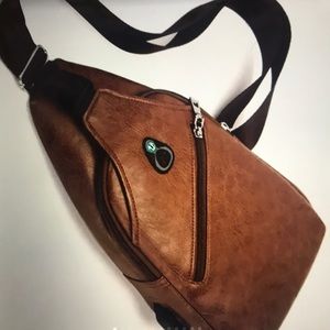 Men Single Shoulder Oxford Crossbody